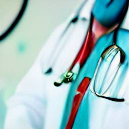 Image generated by DALL·E mini for ‘Evidence-Based Medicine’, with a medical practitioner at the centre (3 of 3)